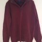 Lands' End Women's Burgundy 1/4 Zip Sweater Pullover Long Sleeve 18- 20 XL