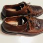Florsheim Barret's Men's Genuine Snake Shoes Tassel Lace Up Sz 10.5 D
