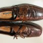 Florsheim Barret's Men's Genuine Snake Shoes Tassel Lace Up Sz 10.5 D