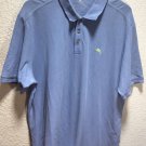 Tommy Bahama Supima Cotton Short Sleeve Blue Polo Men's Sz XL