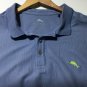 Tommy Bahama Supima Cotton Short Sleeve Blue Polo Men's Sz XL