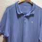 Tommy Bahama Supima Cotton Short Sleeve Blue Polo Men's Sz XL