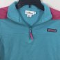 Vineyard Vines Women's 1/4 Zip Blue Pink Pullover Sweatshirt Sz XS