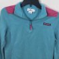 Vineyard Vines Women's 1/4 Zip Blue Pink Pullover Sweatshirt Sz XS