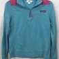 Vineyard Vines Women's 1/4 Zip Blue Pink Pullover Sweatshirt Sz XS