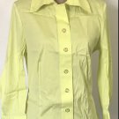Per Se Women's Cotton Blend Neon 3/4 Sleeve Top Size 10 NWOT