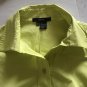 Per Se Women's Cotton Blend Neon 3/4 Sleeve Top Size 10 NWOT