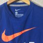 Nike Long Sleeve Boys Just Do It Graphic  Blue T-Shirt Size L