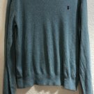 Polo Ralph Lauren Men’s Blue Pima Cotton V-neck L/S Pullover Sweater Sz L Polo Ralph Lauren Men’s Blue Pima Cotton V-neck L/S Pullover Sweater Sz L