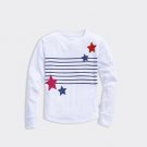 NWT Vineyard Vines Girl's White Long Sleeve Flip Sequins Star T-Shirt Sz XL (16) NWT Vineyard Vines Girl's White Long Sleeve Flip Sequins Star T-Shirt Sz XL (16)