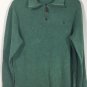 Polo Ralph Lauren Men's 1/2 Zip French Rib Mock Neck Green Pullover Sweater Sz S