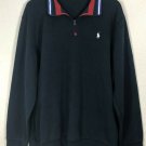Polo Ralph Lauren Men's Navy Blue 1/4 Zip Pullover Sweater Jacket Size XL Polo Ralph Lauren Men's Navy Blue 1/4 Zip Pullover Sweater Jacket Size XL