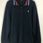 Polo Ralph Lauren Men's Navy Blue 1/4 Zip Pullover Sweater Jacket Size XL