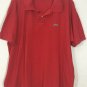Lacoste Men&acirc;��s Short Sleeve Solid Red Polo Shirt Top Size 8