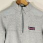 Vineyard Vines 1/2 Zip Boysâ 100% Cotton Gray Patched Shoulder Pullover Sz L