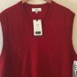 Turnbury Extra Fine Merino Wool Biella Men's Sweater Vest Blue Red XLT Tall Man