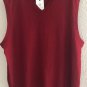 Turnbury Extra Fine Merino Wool Biella Mens Sweater Vest Red, Gray XLT Tall Man