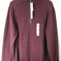 Tommy Bahama Flip Side Half Zip Pullover Sweater Men's M Ruby Wine/Heater/ Blue