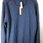 Tommy Bahama Flip Side Half Zip Pullover Sweater Men's M Ruby Wine/Heater/ Blue