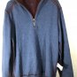 Tommy Bahama Flip Side Half Zip Pullover Sweater Men's M Ruby Wine/Heater/ Blue