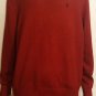 Polo Ralph Lauren Mens Crewneck Cotton Knit Sweater Red 2XL