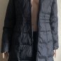 Nine West Womenâs Black Puffer Down Fill Jacket Faux Fur Trim Detachable Hood M