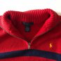 Vintage 90s Polo Ralph Lauren Mens Striped 1/4 Zip Made In Japan Sweater Size L