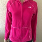 The North Face Jacket Zip Front Hooded Sweatshirt Top-Stitch Pink EUC XL/TG (18)