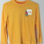 The North Face Youth Long Sleeve Tri-Blend Tee Shirt Yellow Sz L (14-16) Youth