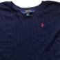 Polo Ralph Lauren Girls Long Sleeve Thermal Shirt Waffle Rounded Hem Top Size 5
