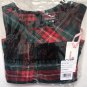VINEYARD VINES Baby Girls Tiding Tartan Flannel Dress Sz 12-18 Month