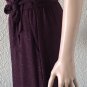 MICHAEL KORS Women's Cordovan Glitter Elastic Waist Wrap Cropped Jumpsuit Sz XS