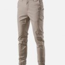 Men's Cotton Pants Slim-Fit Casual Straight Leg Khaki business Trousers size 38 Men's Cotton Pants Slim-Fit Casual Straight Leg Khaki business Trousers size 38