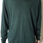 Brooks Brothers Men's Brooktech V-Neck Green Merino Wool Sweater Sz L Orig. $128