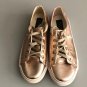 Polo Ralph Lauren Girl's Metallic Rose Sneaker Low Top Shoe Lace Up Size 3