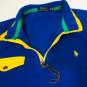 Polo Ralph Lauren Menâs 1/2 Zip Fleece Pullover Blue Sz XL