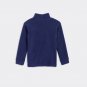 Vineyard Vines Girls Quilted Funnel Neck Sherpa Blue Pullover Top Deep Bay