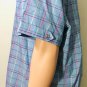 Perry Ellis Mens Short Sleeve Multicolor Plaid Button Down Shirt Sz 2XL