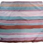 custom hand painted silk scarf with stripes