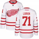 Men's Detroit Red Wings Dylan Larkin Reebok Premier Centennial Classic Jersey Size L- White