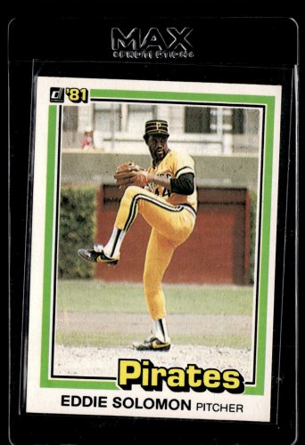 Eddie Solomon Jr 1981 Donruss Trading Card