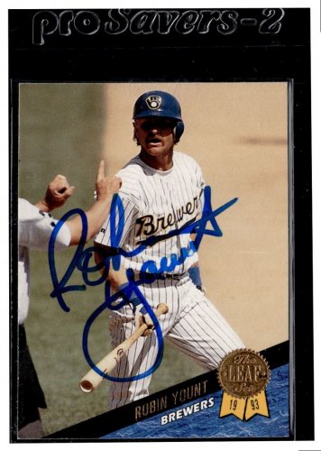 Robin Yount 1983 Leaf Trading Card