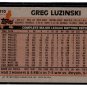 Greg Luzinski 1983 Topps Trading Card