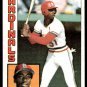 Willie McGee 1984 Topps Trading Card