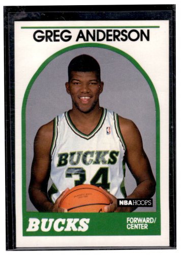 Greg Anderson 1989 NBA Trading Card