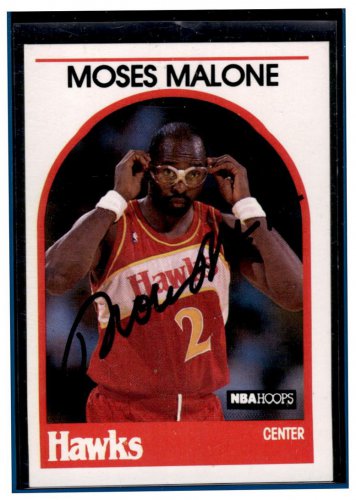 Moses Malone 1989 NBA Trading Card