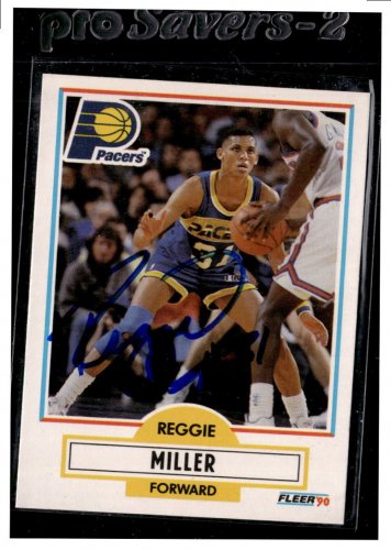 Reggie Miller 1990 Fleer Trading Card