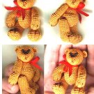 CLINT Thread Crochet Bear Pattern by Edith Molina
