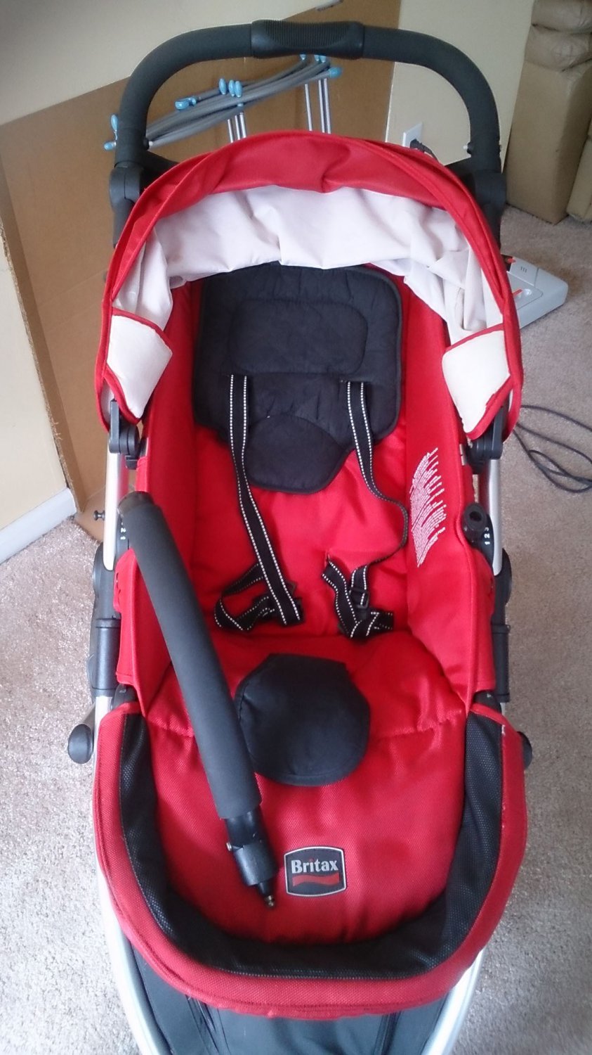 Britax B Ready Red single seat stroller