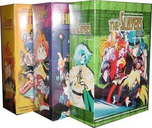 Slayers, Slayers Next, Slayers Try 12 DVD, 3 Boxsets English Dubbed Collection